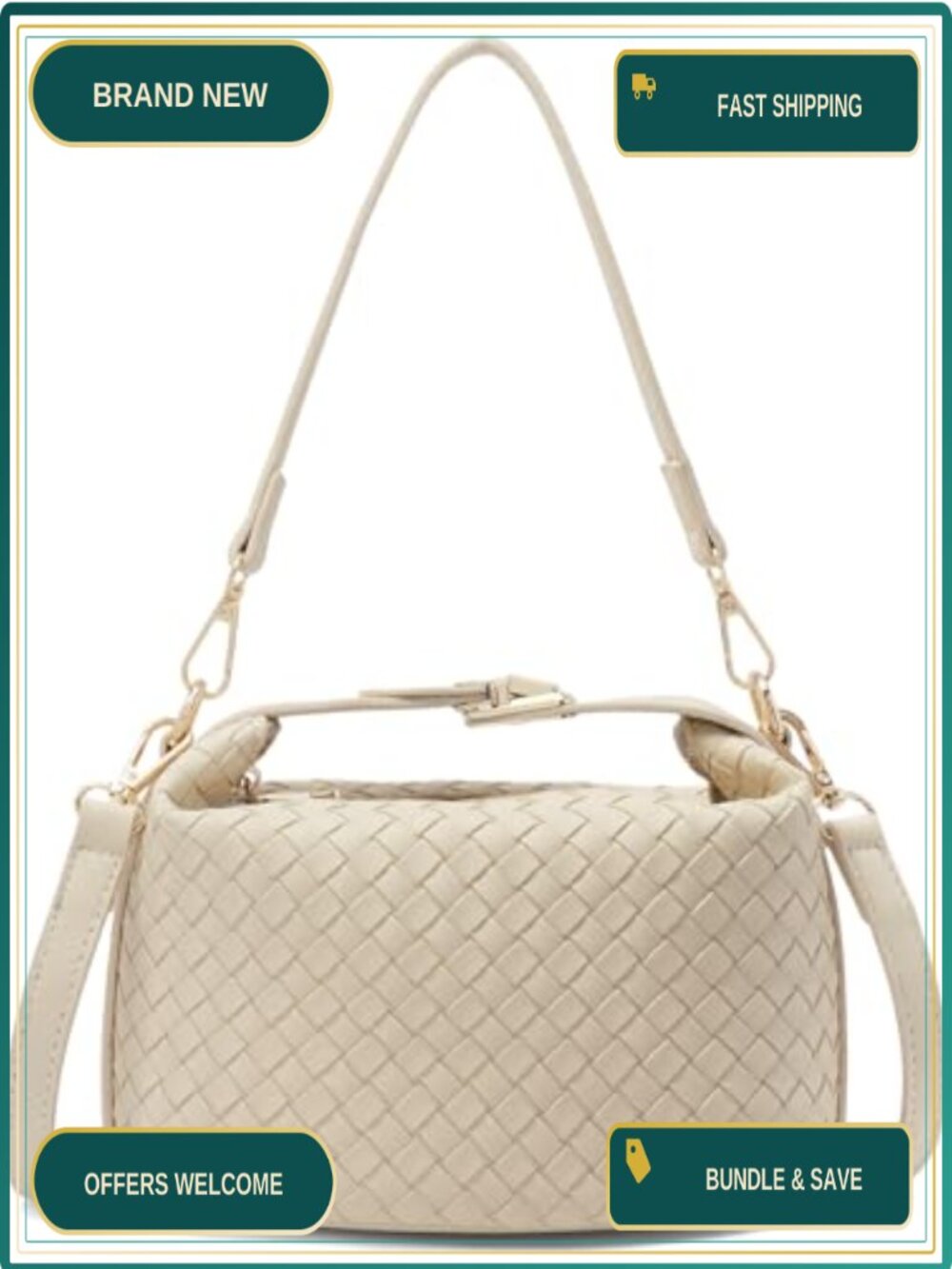 Women's PU Leather Crossbody Bag Mini Clutch Shoulder Purse Top Handle